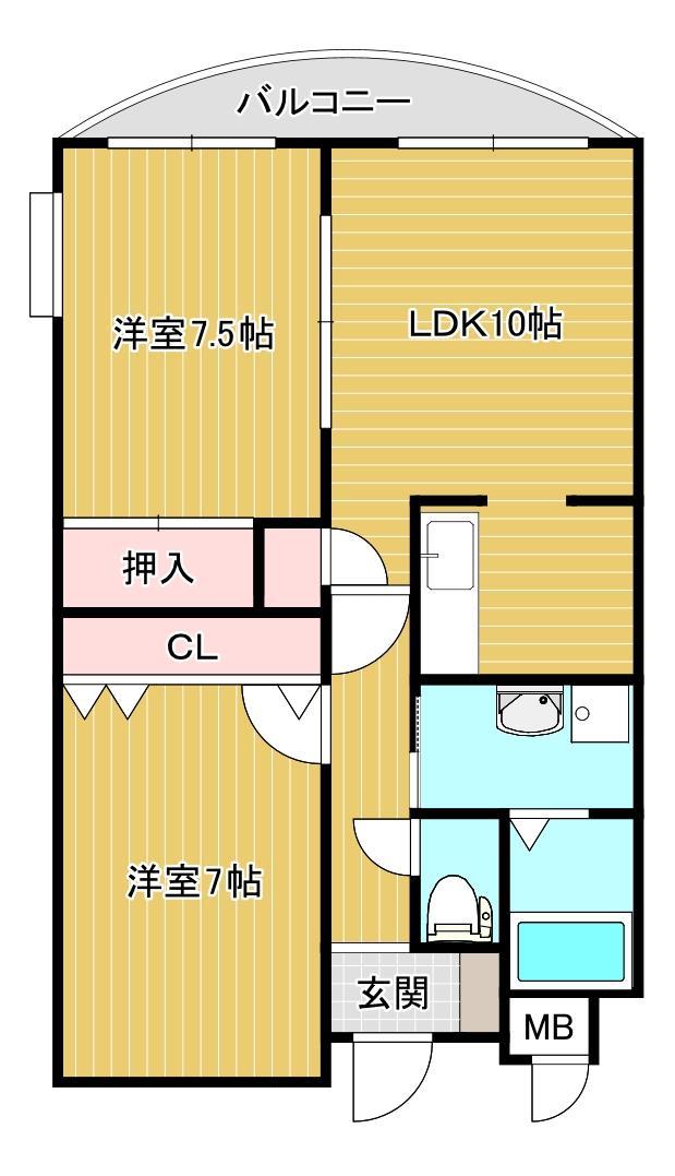 【鹿児島スタービルの間取り】