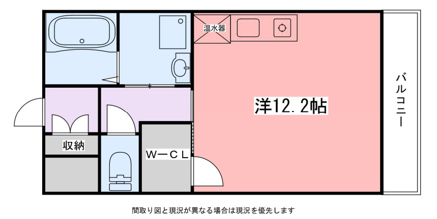 インタービレッジ下手野の間取り