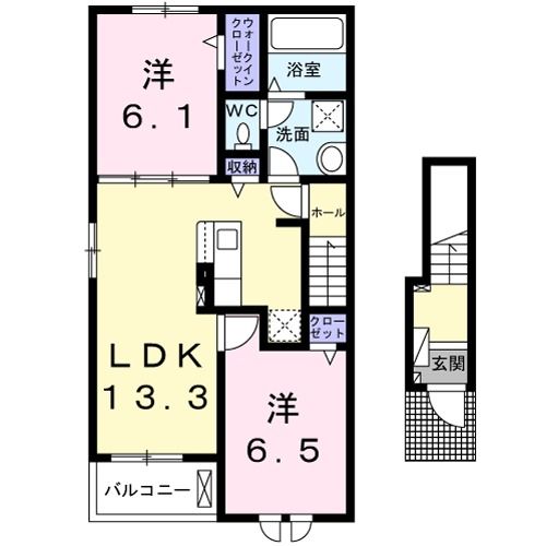 四季彩館IIの間取り