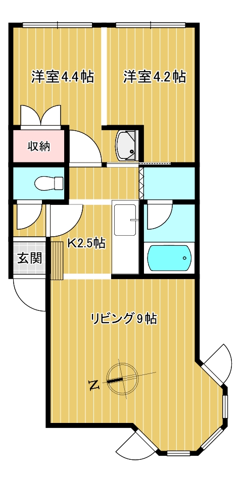 メイプルハウスの間取り