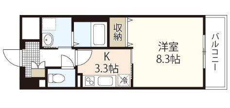 エスペランサ奥田の間取り