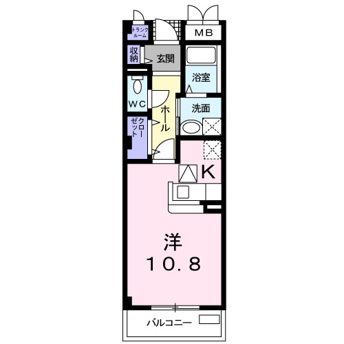 メゾン堂ノ前Bの間取り