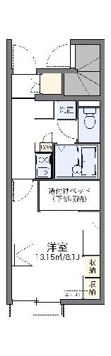 レオパレス一力の間取り