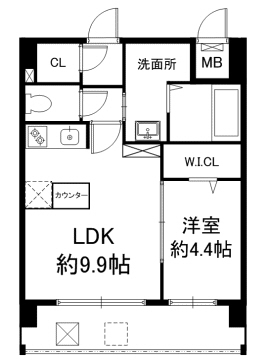 グランアミール御池の間取り