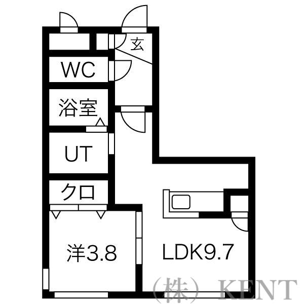 Halenix 札幌医大前の間取り