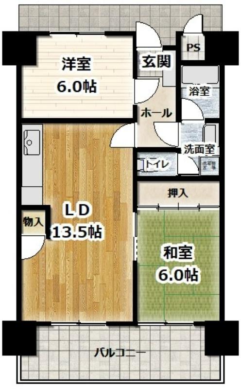 ルミウス常盤通の間取り