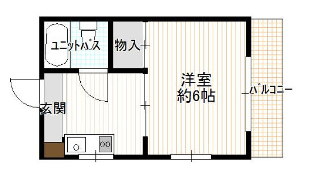 広島市西区楠木町のマンションの間取り