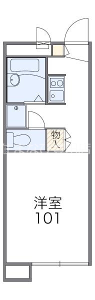 【安城市日の出町のアパートの間取り】