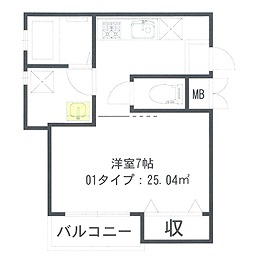 マステリーコート守口の間取り