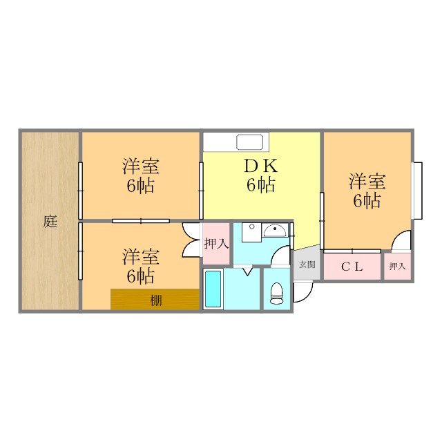 アイディール久米の間取り