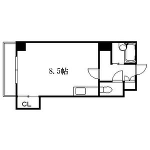 札幌市豊平区豊平三条のマンションの間取り