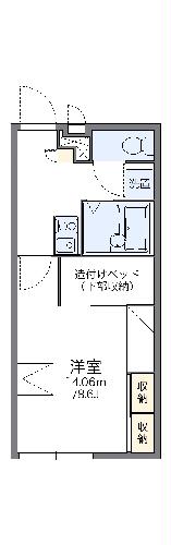 レオパレスフローラの間取り