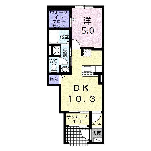 ［大東建託］プラシード（三沢市）詳細未定の間取り