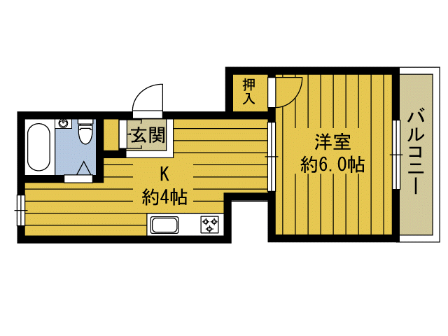 コーポしばたの間取り