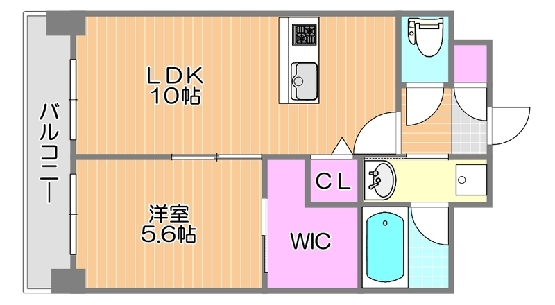 N・O医大南の間取り