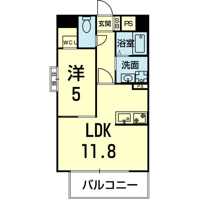 ライズ白山通りの間取り