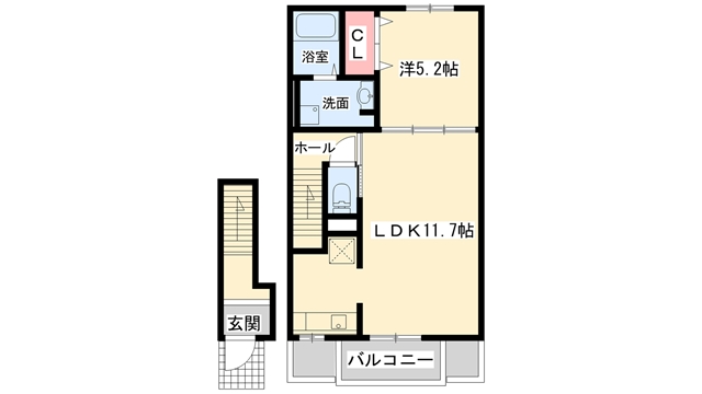 カプリＣの間取り