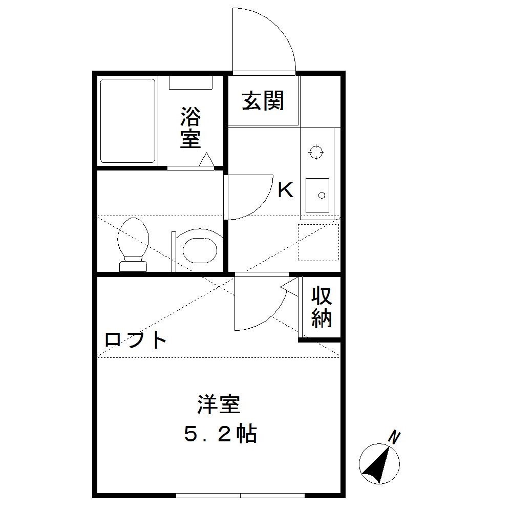 レジナス西新宿の間取り