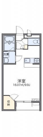 レオパレスシャルマン上道IIIの間取り