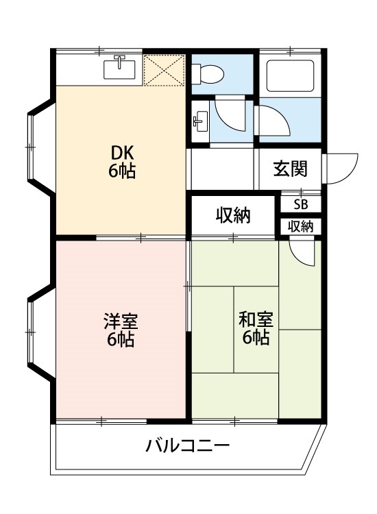 ガーデンビュー楡の間取り