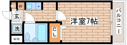 シェスタ白川台の間取り