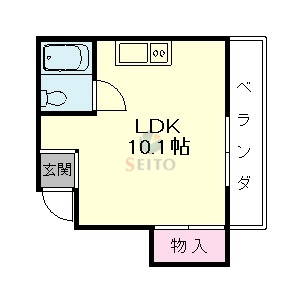 豊中市新千里南町のマンションの間取り