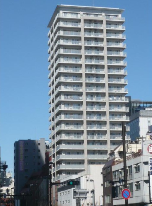 千代田区神田練塀町のマンションの建物外観