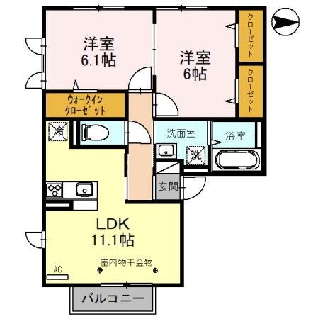 サンライズの間取り