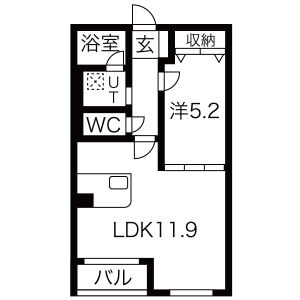 ホリーステージ城山の間取り