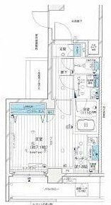 メインステージ横濱黄金町の間取り