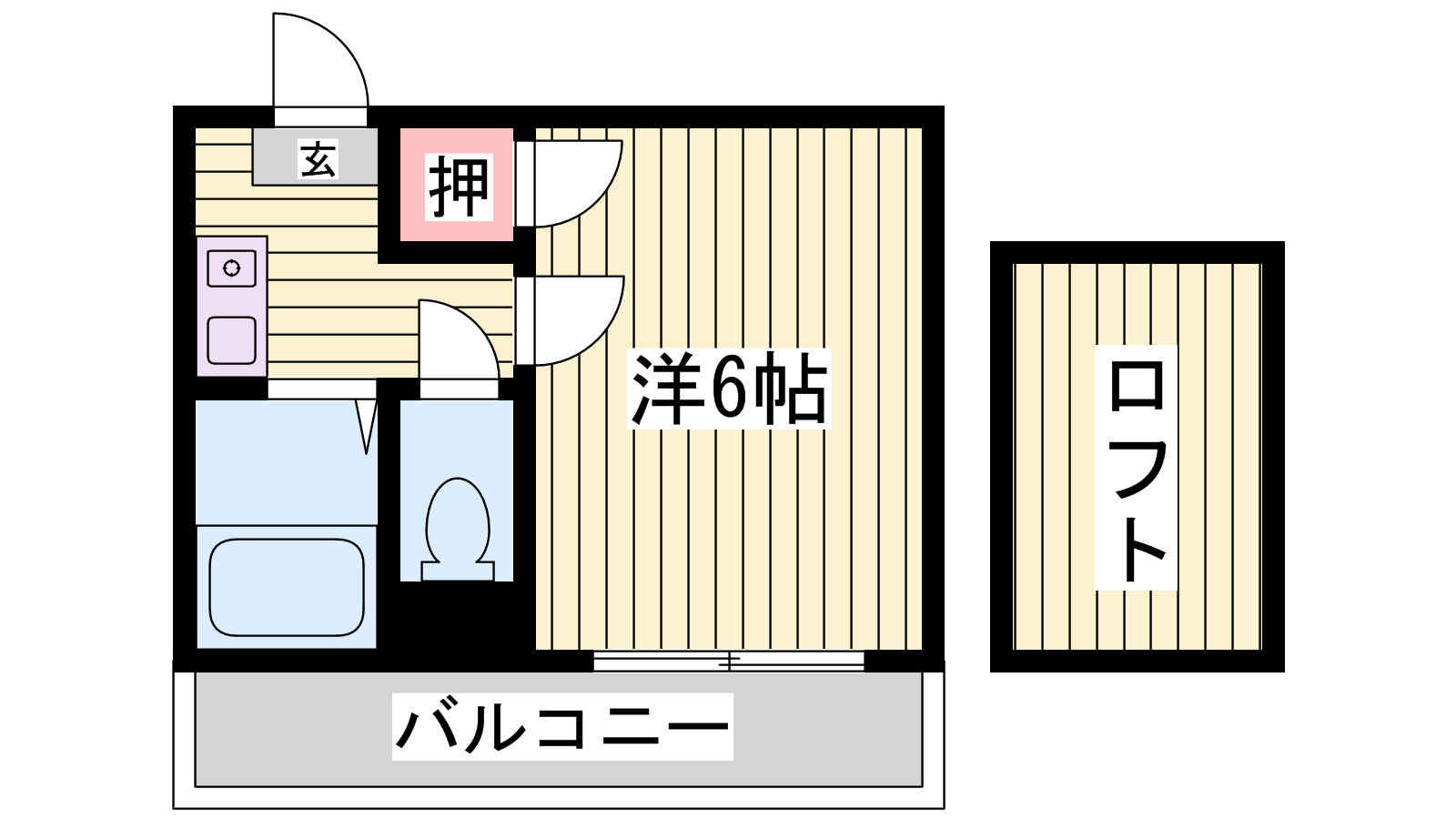 グラーノ・メゾン東姫路駅前の間取り