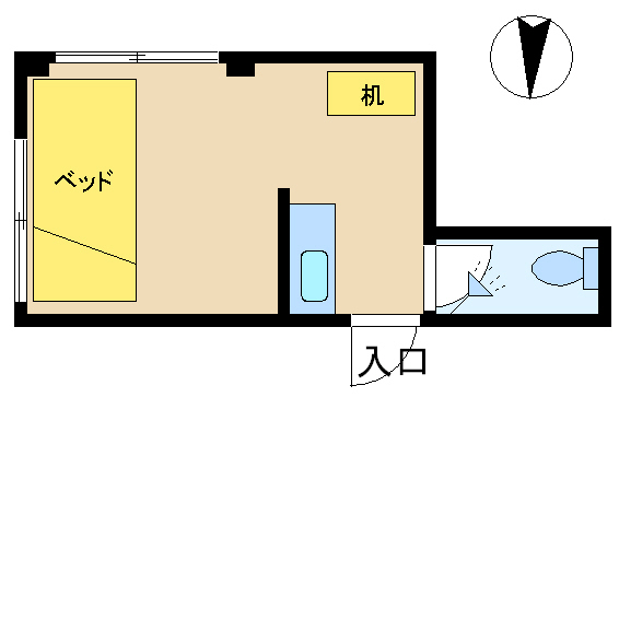 マンション高野の間取り