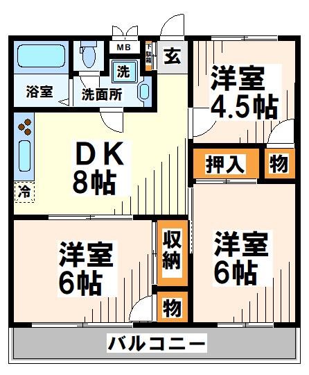 リバーサイドマンションの間取り