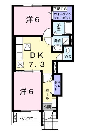 ハッピネスの間取り