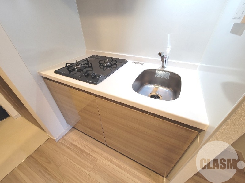 キッチン　２口コンロのシステムキッチン♪