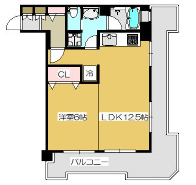 パラスト島津山の間取り