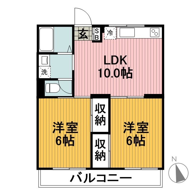 平和日吉ハイツの間取り