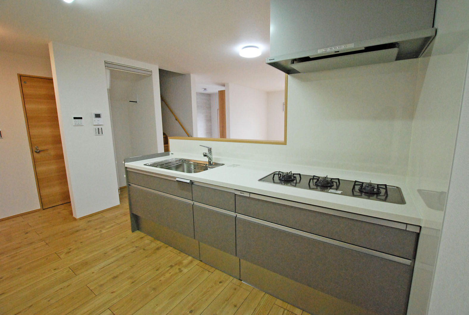 キッチン　ガスコンロのシステムキッチンです