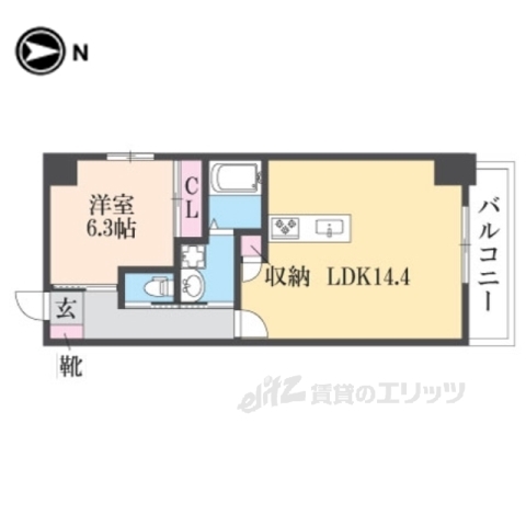 レーヴメゾン出屋敷の間取り
