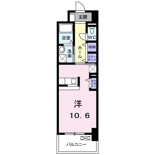 ＪＲ山陽本線 福山駅 バス乗車時間：5分 最寄りバス停で下車 徒歩2分 10階建 築13年の間取り写真