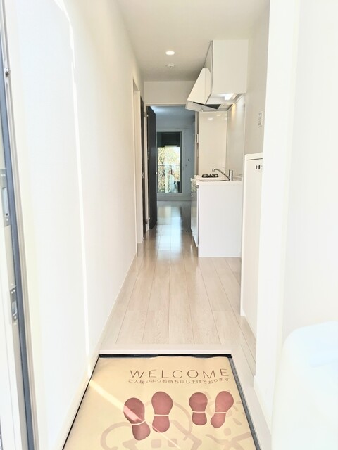 玄関　玄関から見た様子