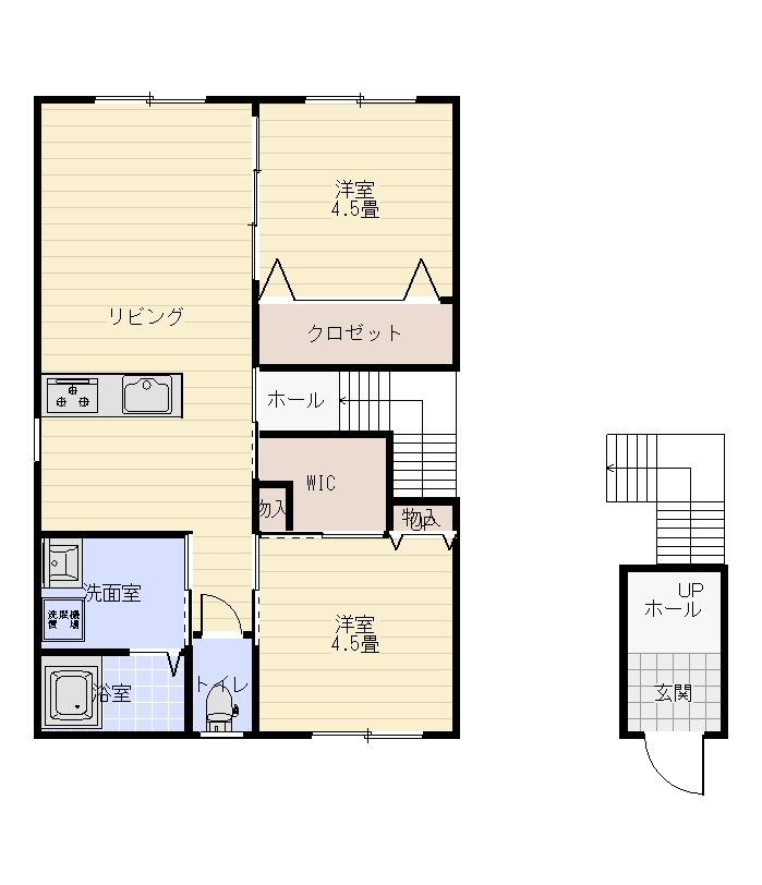 ケントハウスの間取り