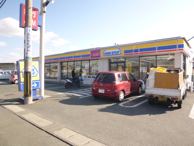 コンビニ　ミニストップ 浅羽西同笠店（コンビニ）まで855m