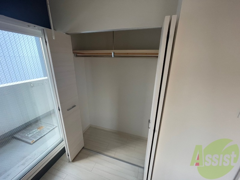 収納　洋室にあった収納。荷物がたくさんあっても大丈夫。