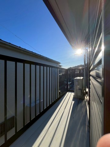 バルコニー　落ち着いた時間を過ごせるバルコニーです