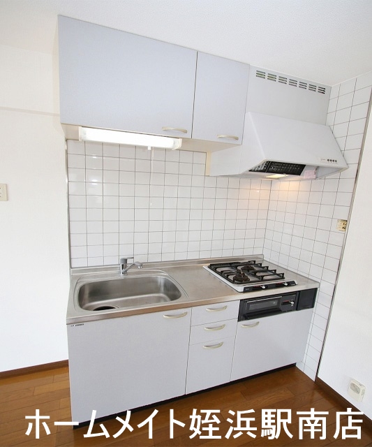 キッチン　★二口コンロのシステムキッチン★参考写真