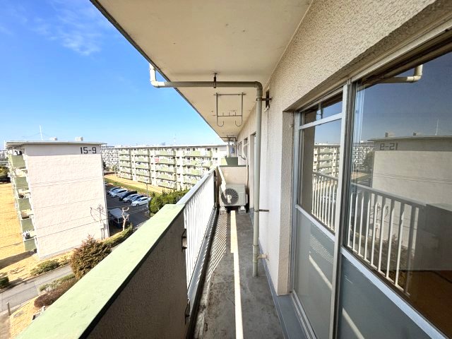 バルコニー　日当たり良好の南西向きバルコニー★
