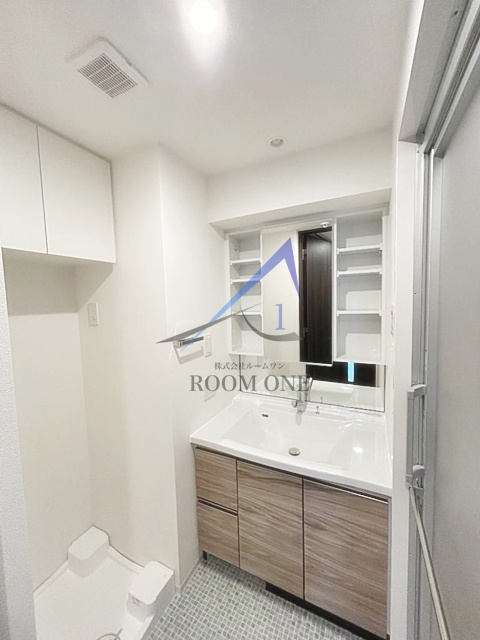 洗面設備　洗面台です。