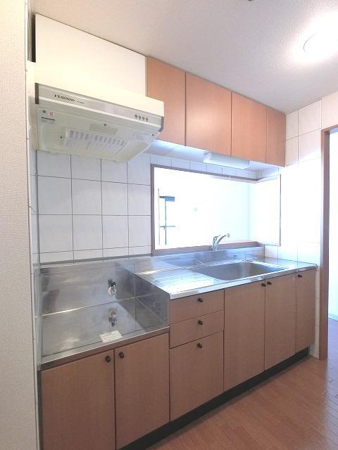 キッチン　ガスコンロ設置可