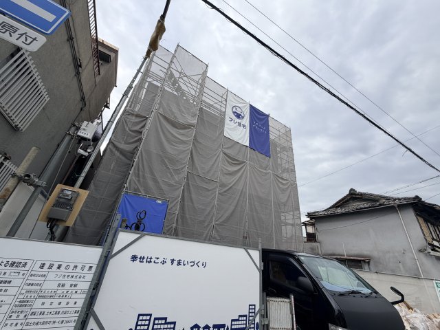 眺望　建築中